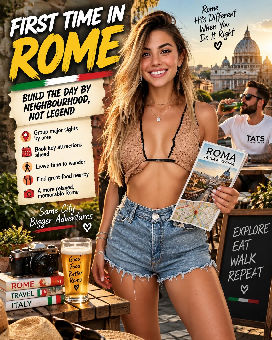 First time in Rome