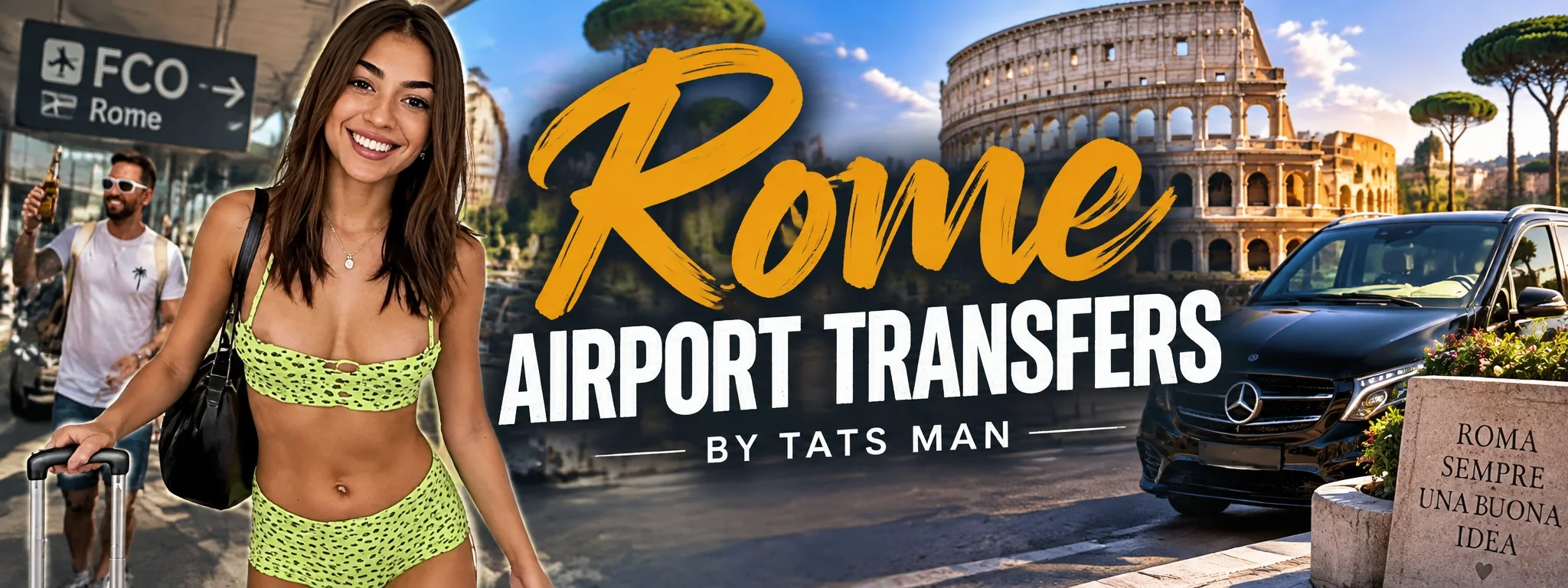 Rome airport transfers — all your options compared